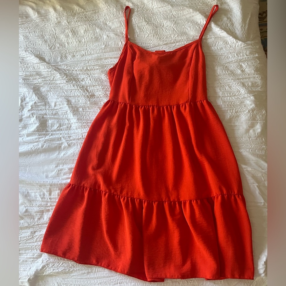 Vibrant Orange Women’s Dress